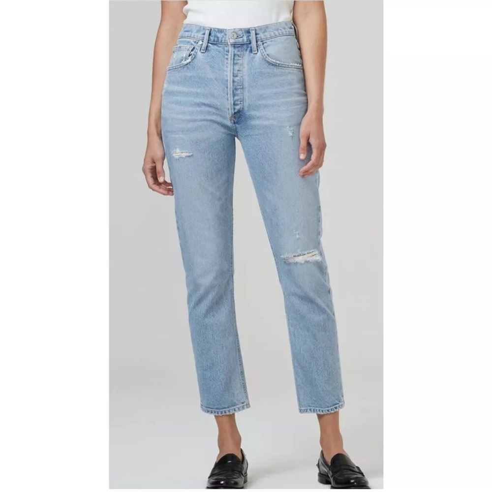 Citizens of Humanity Jolene High Rise Vintage Slim Jeans in Blue Jay Size 32